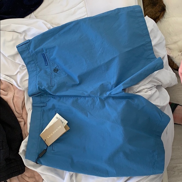 All blue Burberry shorts size 36 - Picture 2 of 2